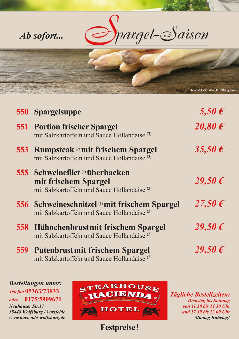 Spargelkarte